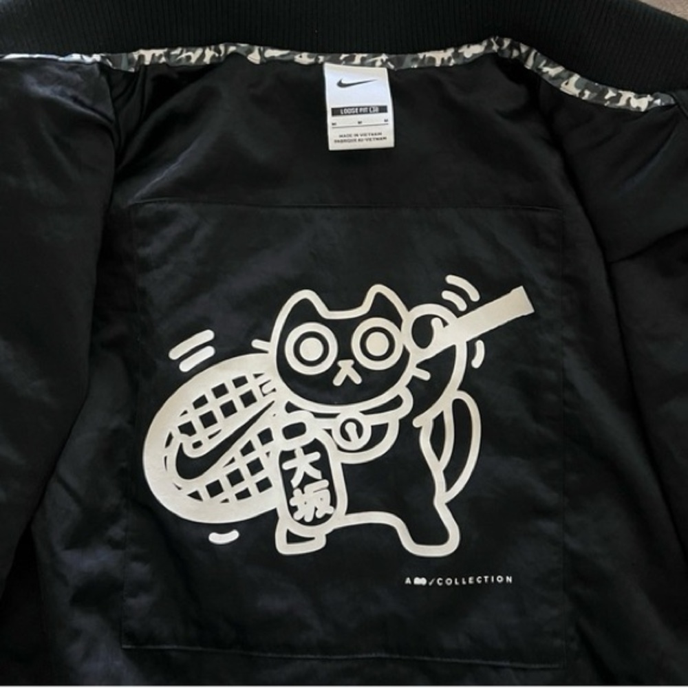 Nike Naomi Osaka Tennis Maneki-Nelly Cropped Bomber Jacket - Picture 10 of 14